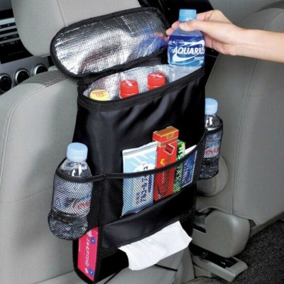 多功能汽車座椅收納袋 冰包椅背袋保溫款置物袋冰袋包