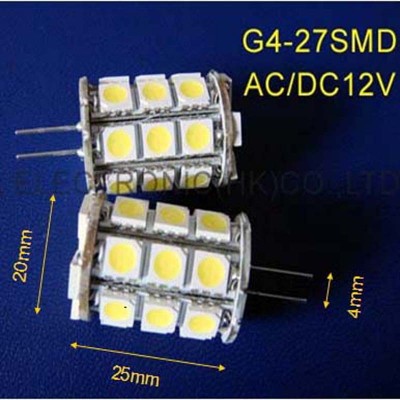 高品質 AC/DC12V 4W G4 led燈珠 玉米燈 水晶燈 燈具裝飾光源燈泡