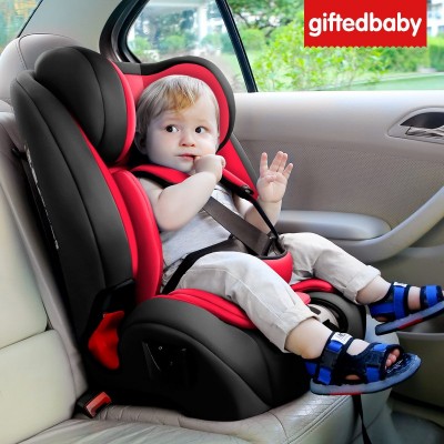 天才寶貝兒童安全座椅汽車用isofix/latch硬接口9個月-12歲寶寶3c