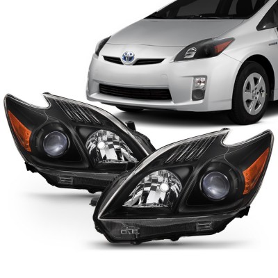 適用于豐田普銳斯Prius2010-2015款汽車前照LED黑底大燈