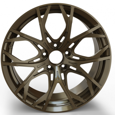 隨爾鋁合金鍛造輪轂，16-18寸啞光古銅色，適用于奔馳、奧迪等車型，復古風，支持個性化定制