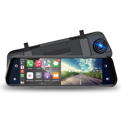 Carplay/Androidauto流媒體智慧屏帶記錄儀雙1080P工廠直供 2套起批
